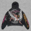 Sharpgentsstore Vintage Angel Print Hoodie