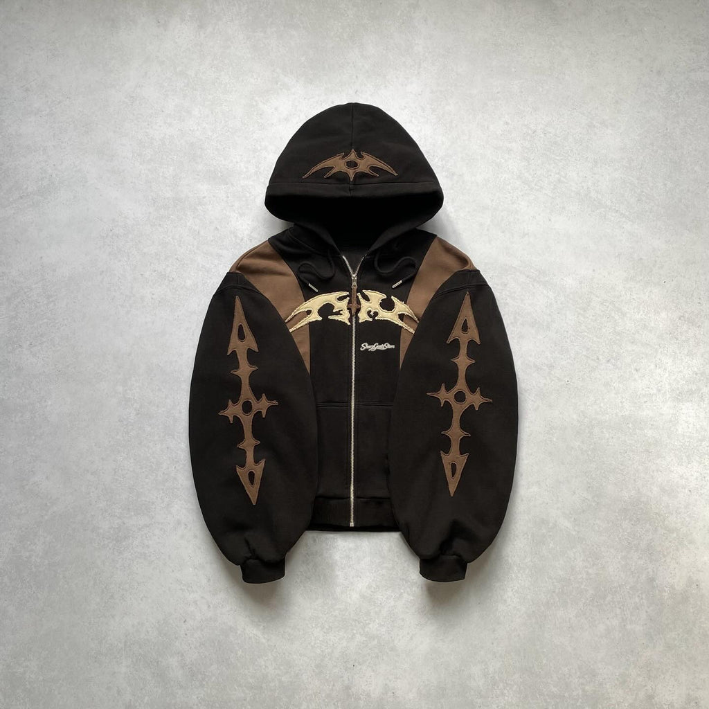 Sharpgentsstore Spiky Arrow Casual Street Hoodie