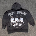 Sharpgentsstore Queen Retro Washed Hoodie