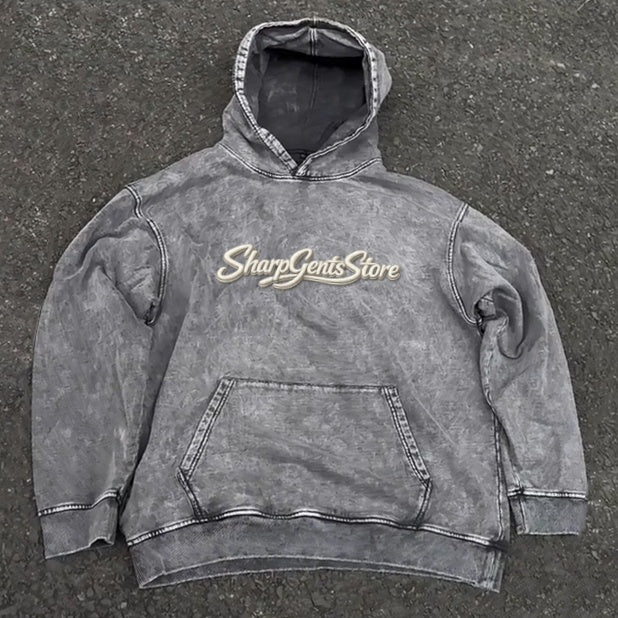 Sharpgentsstore All for his glory washed hoodie